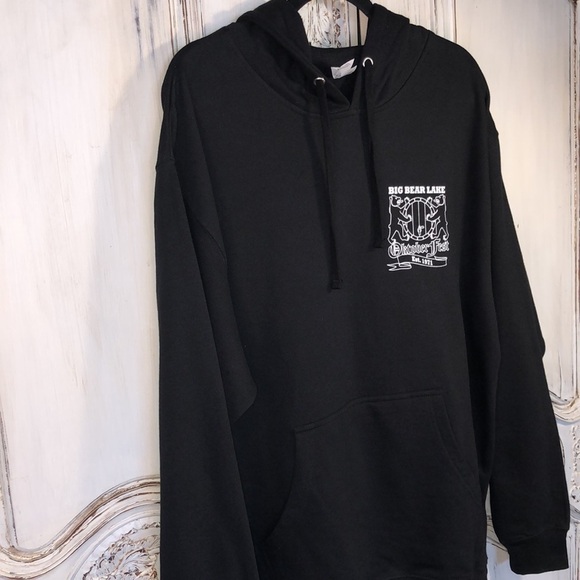 Men’s Big Bear Lake October Fest Black Long Sleeve Logo Hoodie NWOT - Picture 2 of 10